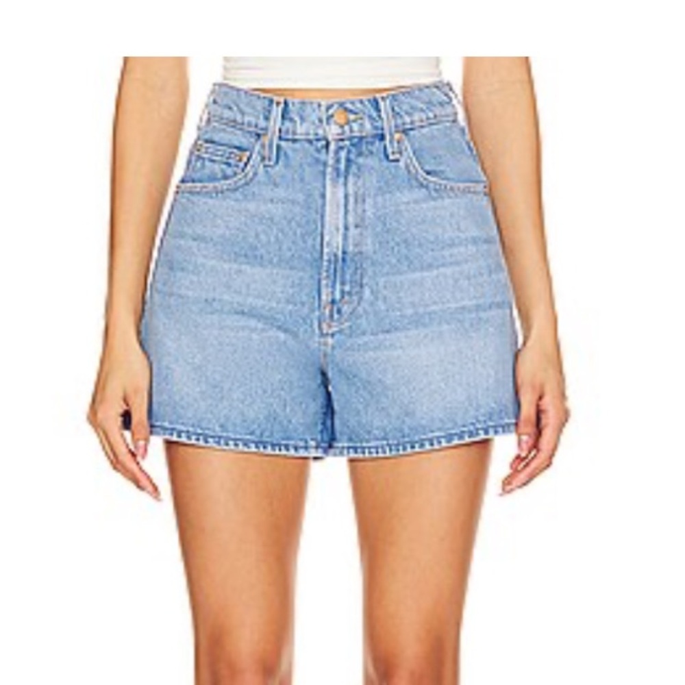 MOTHER Light Blue Jean Shorts
